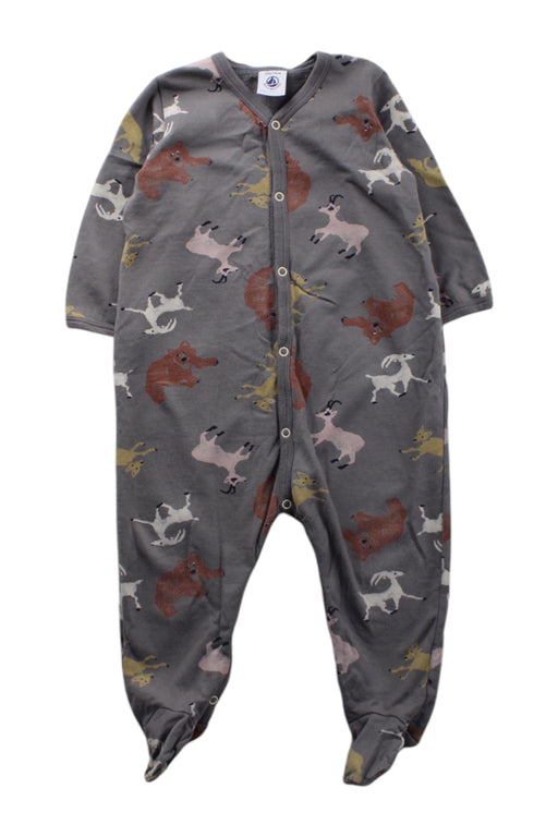 A Multicolour Onesies from Petit Bateau in size 6-12M for neutral. (Front View)