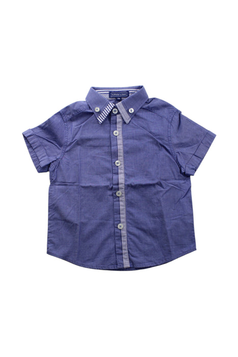 A Blue Short Sleeve Shirts from Nicholas & Bears in size 12-18M for neutral. (Front View)