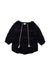 A Black Long Sleeve Tops from Excuse My French in size 4T for neutral. (Front View)