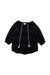 A Black Long Sleeve Tops from Excuse My French in size 4T for neutral. (Front View)