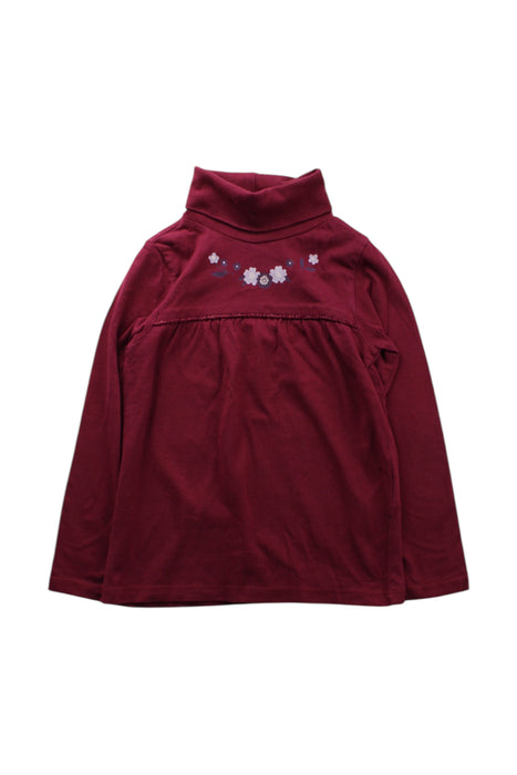 A Burgundy Long Sleeve Tops from Sergent Major in size 5T for girl. (Front View)