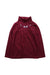 A Burgundy Long Sleeve Tops from Sergent Major in size 5T for girl. (Front View)