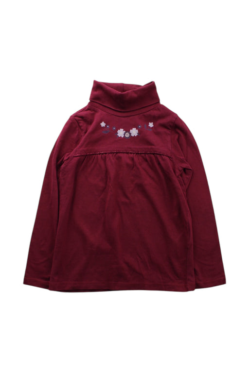 A Burgundy Long Sleeve Tops from Sergent Major in size 5T for girl. (Front View)