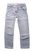 A Blue Jeans from La Compagnie des Petits in size 4T for boy. (Front View)
