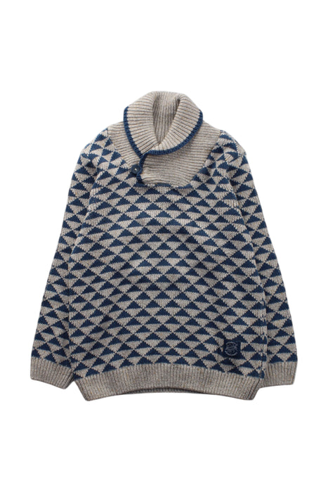 A Grey Knit Sweaters from Sergent Major in size 5T for boy. (Front View)