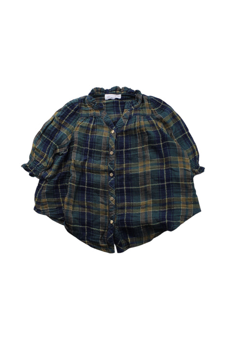 A Green Long Sleeve Shirts from Excuse My French in size 4T for neutral. (Front View)