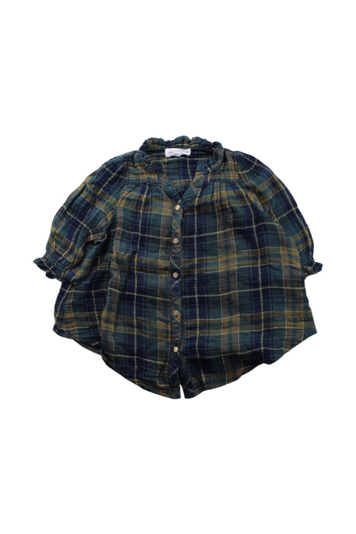 A Green Long Sleeve Shirts from Excuse My French in size 4T for neutral. (Front View)