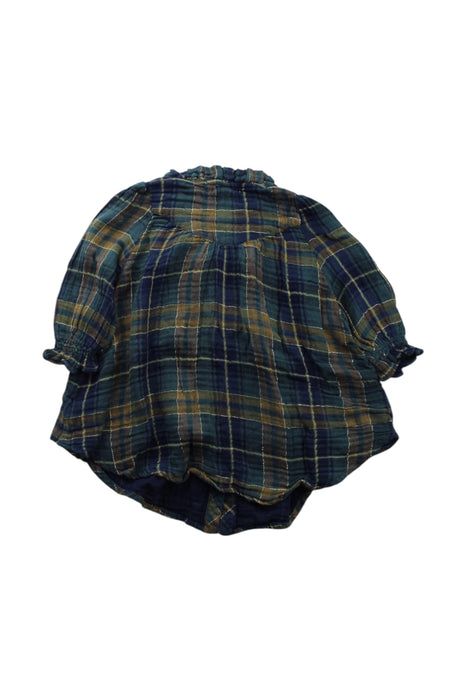 A Green Long Sleeve Shirts from Excuse My French in size 4T for neutral. (Back View)