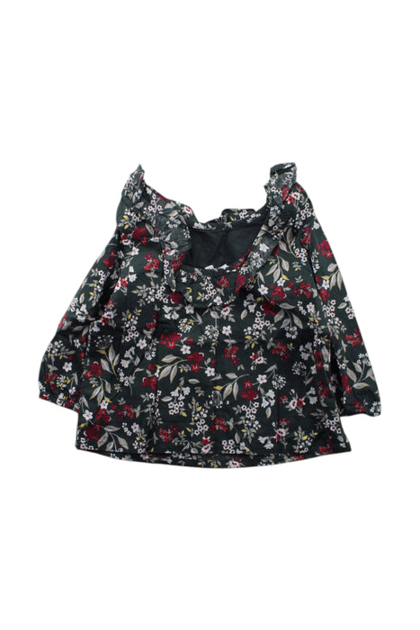 A Multicolour Long Sleeve Tops from Excuse My French in size 4T for girl. (Back View)