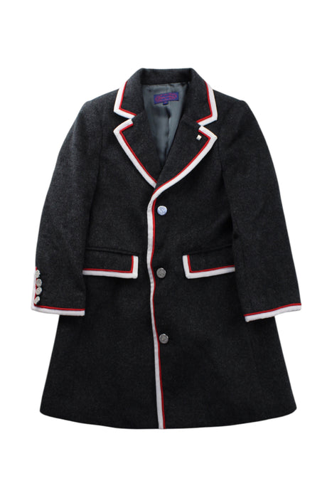 A Black Coats from Nicholas & Bears in size 4T for girl. (Front View)