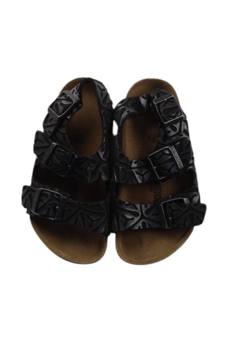 A Black Sandals from Birkenstock in size 4T for neutral. (Back View)