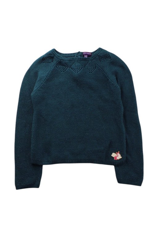 A Teal Knit Sweaters from Sergent Major in size 6T for girl. (Front View)