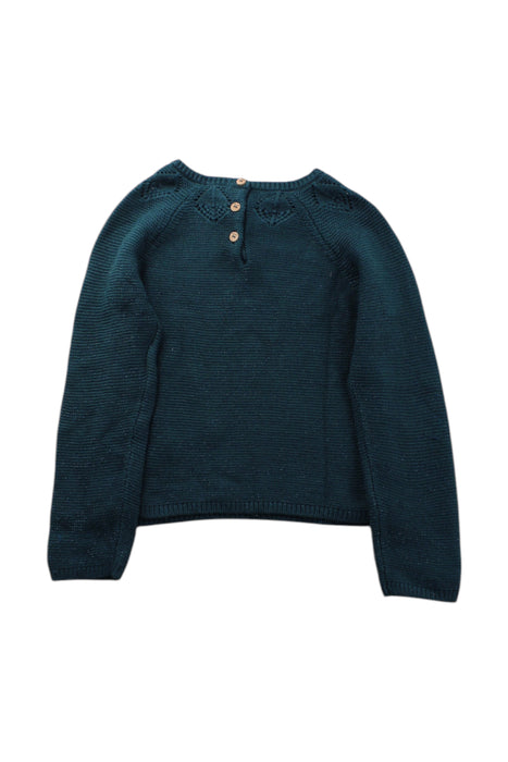 A Teal Knit Sweaters from Sergent Major in size 6T for girl. (Back View)