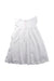 A White Sleeveless Dresses from Crewcuts in size 6T for girl. (Front View)