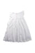 A White Sleeveless Dresses from Crewcuts in size 6T for girl. (Front View)