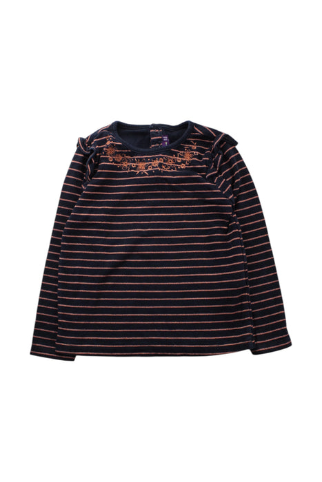 A Black Long Sleeve Tops from Sergent Major in size 6T for girl. (Front View)