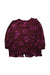 A Burgundy Long Sleeve Dresses from Lil' Lemons in size 6T for girl. (Front View)