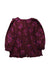 A Burgundy Long Sleeve Dresses from Lil' Lemons in size 6T for girl. (Back View)