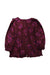 A Burgundy Long Sleeve Dresses from Lil' Lemons in size 6T for girl. (Back View)