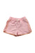 A Pink Shorts from Crewcuts in size 5T for girl. (Front View)