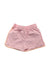 A Pink Shorts from Crewcuts in size 5T for girl. (Back View)
