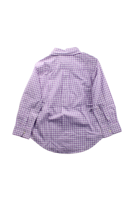 A Purple Long Sleeve Shirts from Ralph Lauren in size 5T for boy. (Back View)