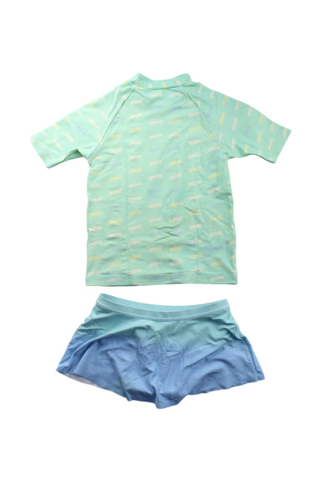 A Green Swim Sets from Arena in size 7Y for girl. (Back View)