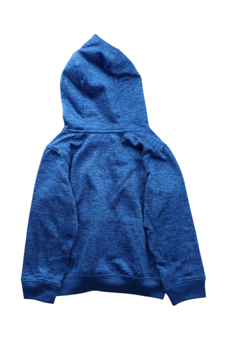 A Blue Hooded Sweatshirts from Nike in size 4T for boy. (Back View)