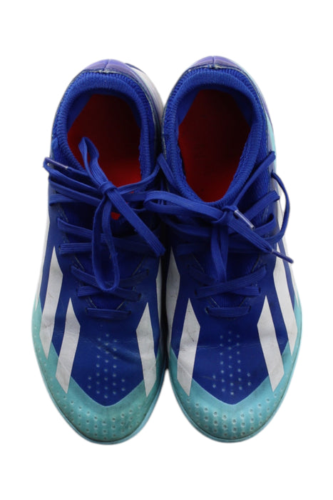 A Multicolour Cleats/Soccer Shoes from Adidas in size 12Y for neutral. (Back View)