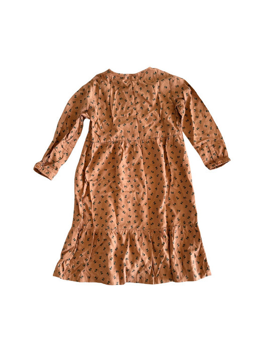 A Brown Long Sleeve Dresses from Tinycottons in size 8Y for girl. (Back View)
