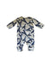 A White Onesies from Petit Bateau in size 6-12M for neutral. (Back View)