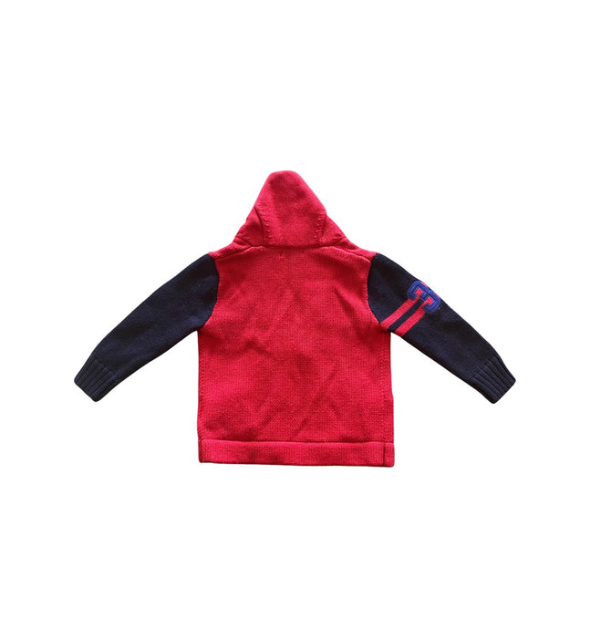 A Red Cardigans from Ralph Lauren in size 12-18M for boy. (Back View)