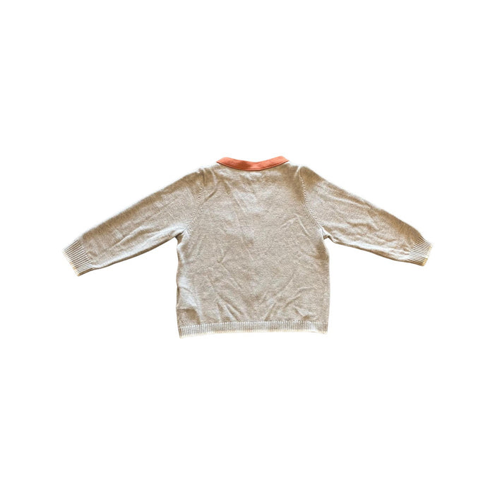 A Beige Cardigans from Bonpoint in size 2T for boy. (Back View)