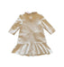 A Ivory Long Sleeve Dresses from Nicholas & Bears in size 4T for girl. (Back View)