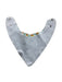 A Blue Bibs from The Wee Bean in size O/S for neutral. (Back View)