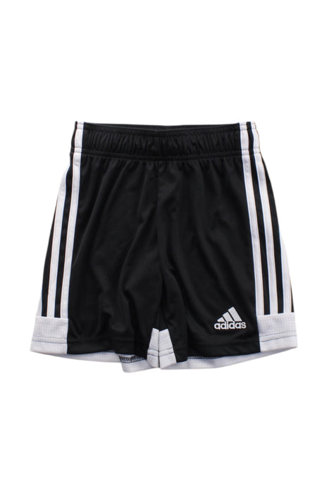 A Black Active Shorts from Adidas in size 7Y for neutral. (Front View)