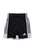 A Black Active Shorts from Adidas in size 7Y for neutral. (Front View)