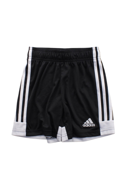 A Black Active Shorts from Adidas in size 7Y for neutral. (Front View)