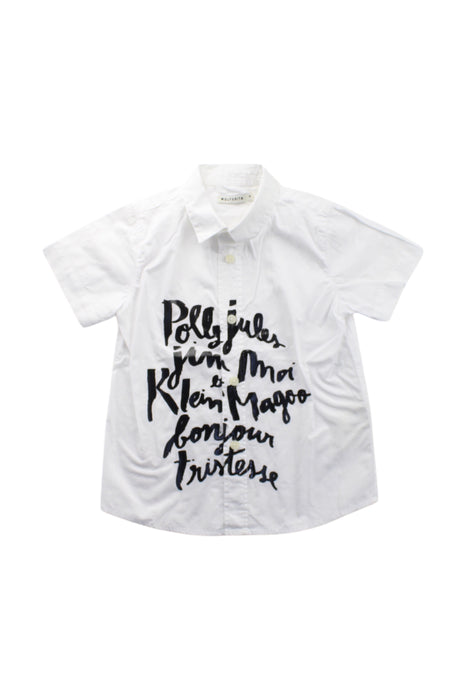 A White Short Sleeve Shirts from Wolf & Rita in size 6T for neutral. (Front View)