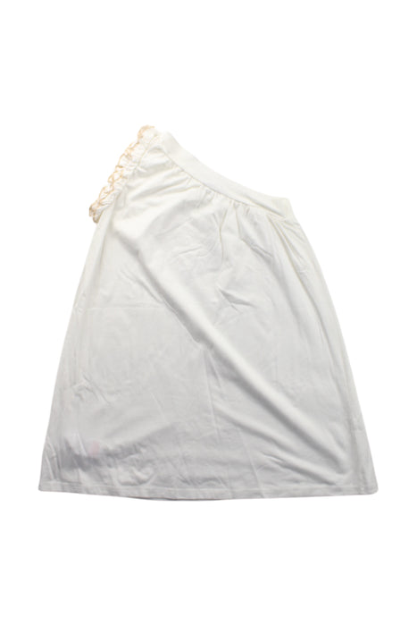 A White Sleeveless Tops from Little Marc Jacobs in size 6T for girl. (Back View)