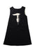A Black Sleeveless Dresses from Trussardi in size 10Y for girl. (Front View)