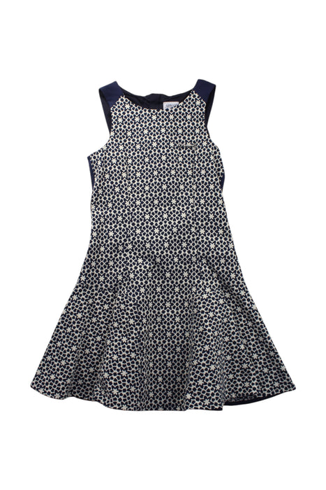 A Navy Sleeveless Dresses from Armani in size 8Y for girl. (Front View)