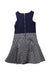 A Navy Sleeveless Dresses from Armani in size 8Y for girl. (Back View)