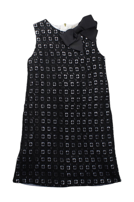 A Black Sleeveless Dresses from Kate Spade in size 6T for girl. (Front View)