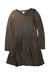 A Metallic Long Sleeve Dresses from Nordstrom in size 14Y for girl. (Front View)