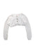 A White Cardigans from La Compagnie des Petits in size 3T for girl. (Front View)