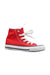 A Red Sneakers from Converse in size 5T for neutral. (Front View)