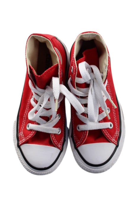 A Red Sneakers from Converse in size 5T for neutral. (Back View)