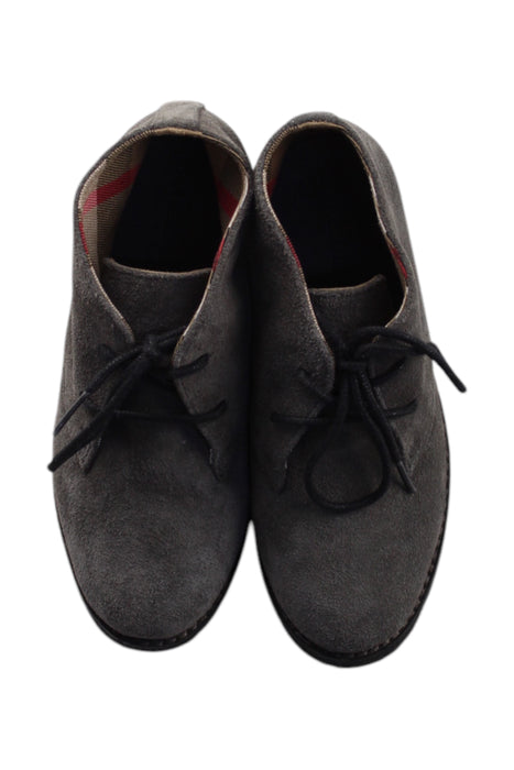 A Grey Casual Boots from Burberry in size 6T for neutral. (Back View)