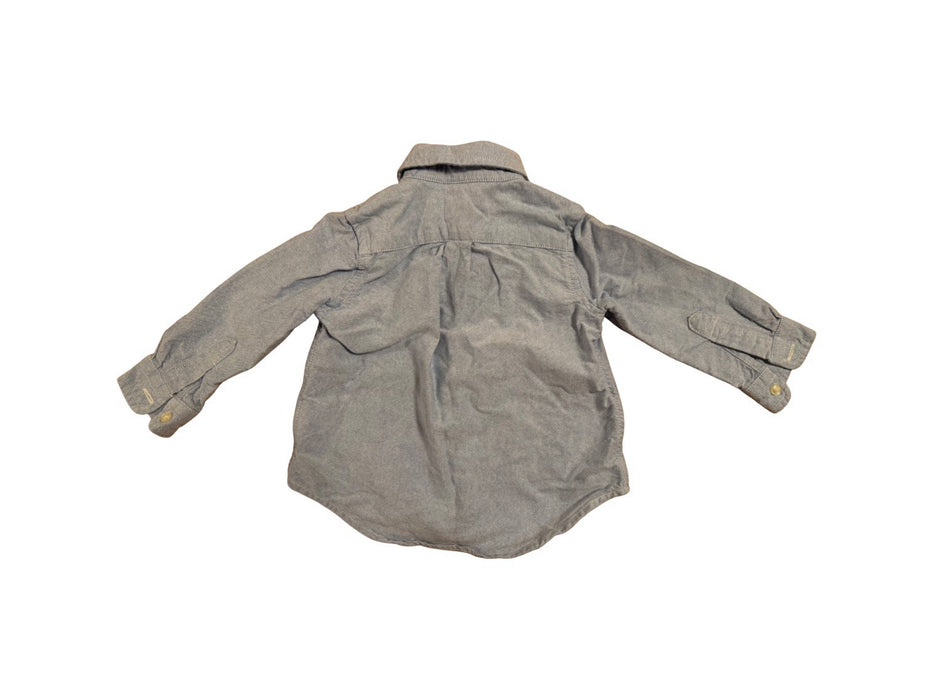 A Blue Long Sleeve Shirts from Ralph Lauren in size 6-12M for neutral. (Back View)